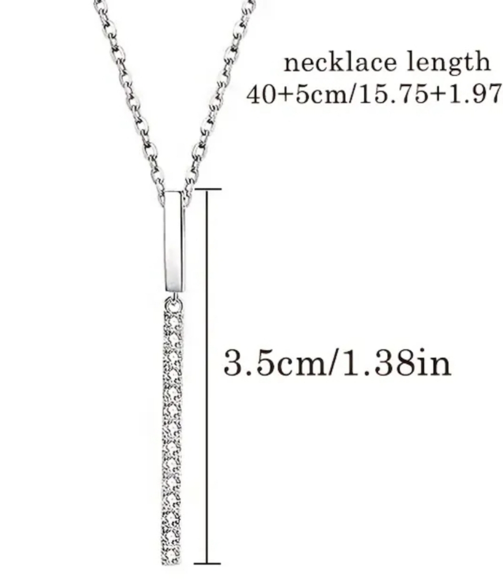 Elegant 925 Sterling Silver Pendant Necklace - Picture 4 of 7